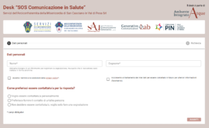 L'interfaccia del Desk online